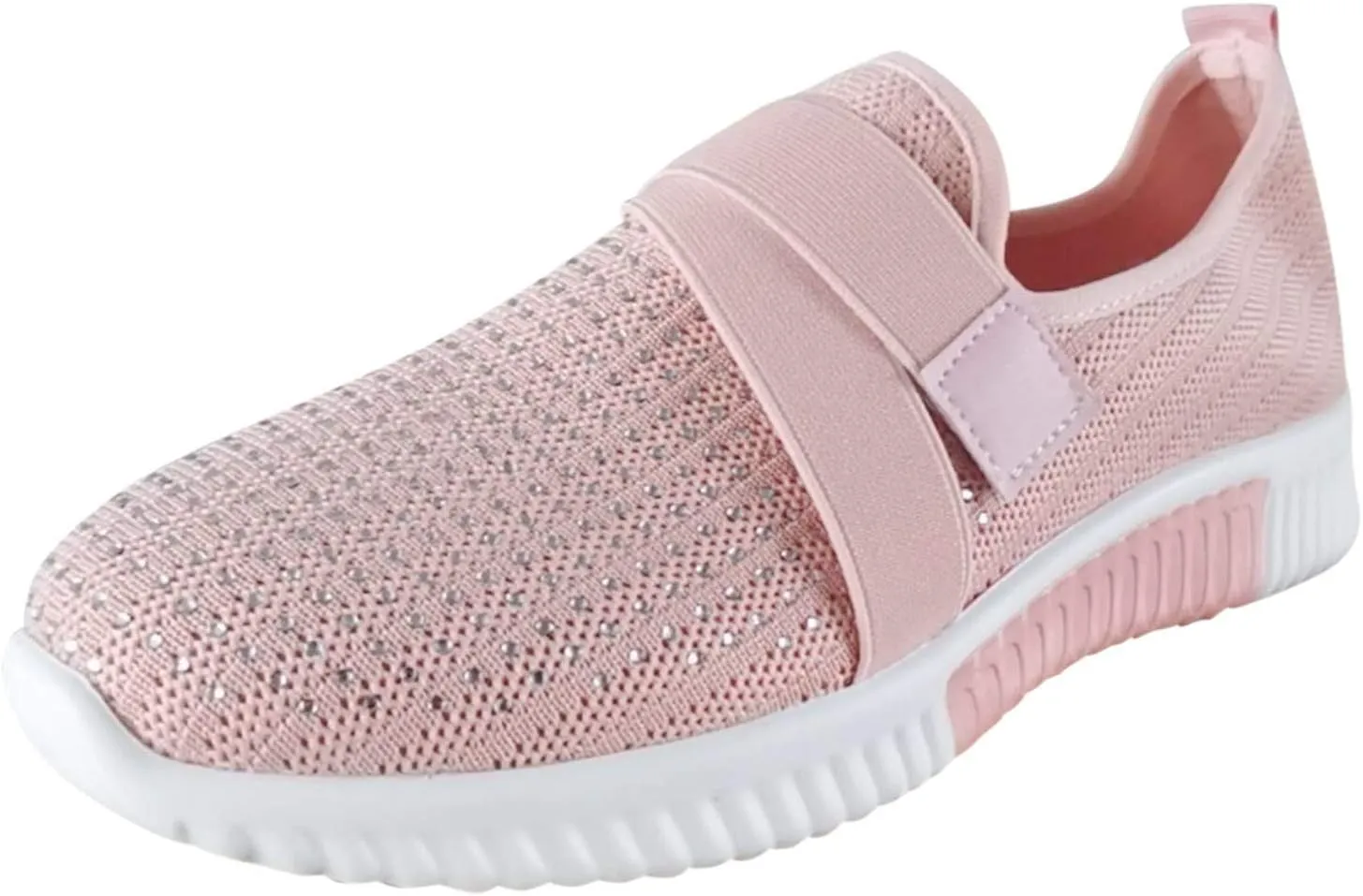 Deals of The Day Clearance Women Shoes Casual Slip On Sneakers Men Women's Soft Sole Mesh Comfort Orthopedic Basketball Shoes for Women Hiking Shoe Women Waterproof White Loafers