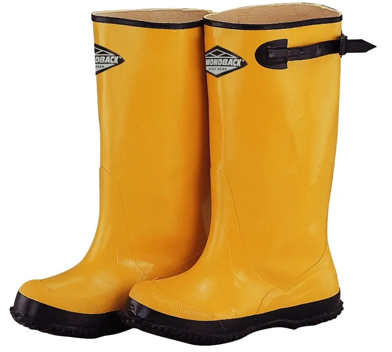 Diamondback RB001-9-C Over Shoe Boots, 9, Yellow, Rubber Upper, Slip on Boots Closure :PR: QUANTITY: 1
