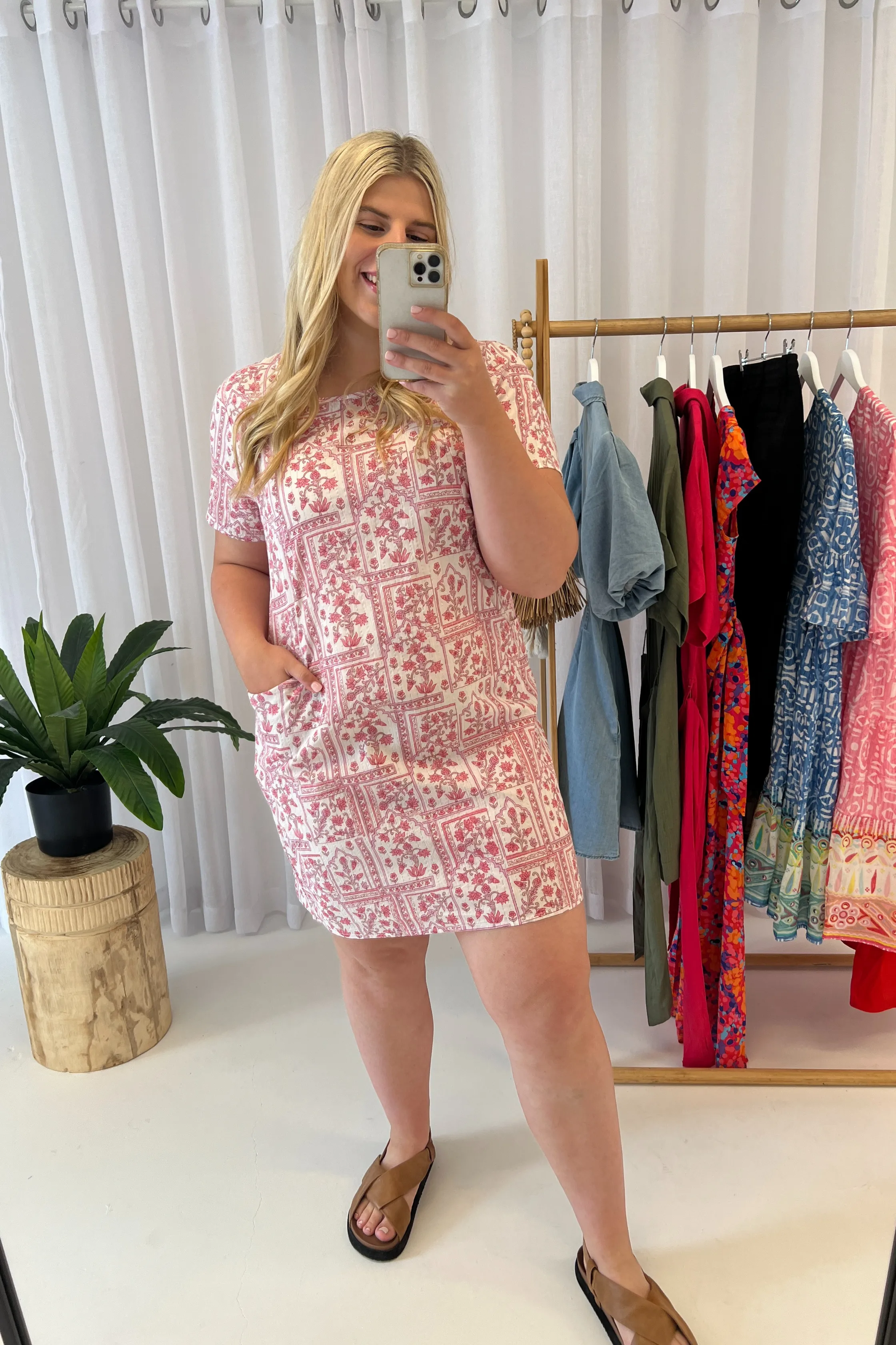 ISOBELLE MINI DRESS - Pink