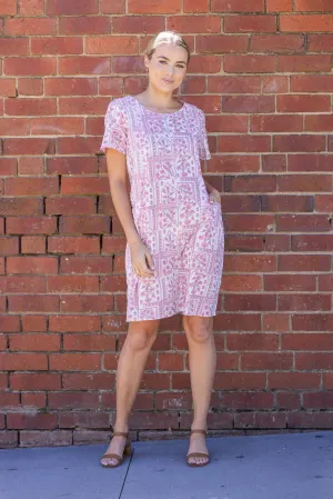 ISOBELLE MINI DRESS - Pink