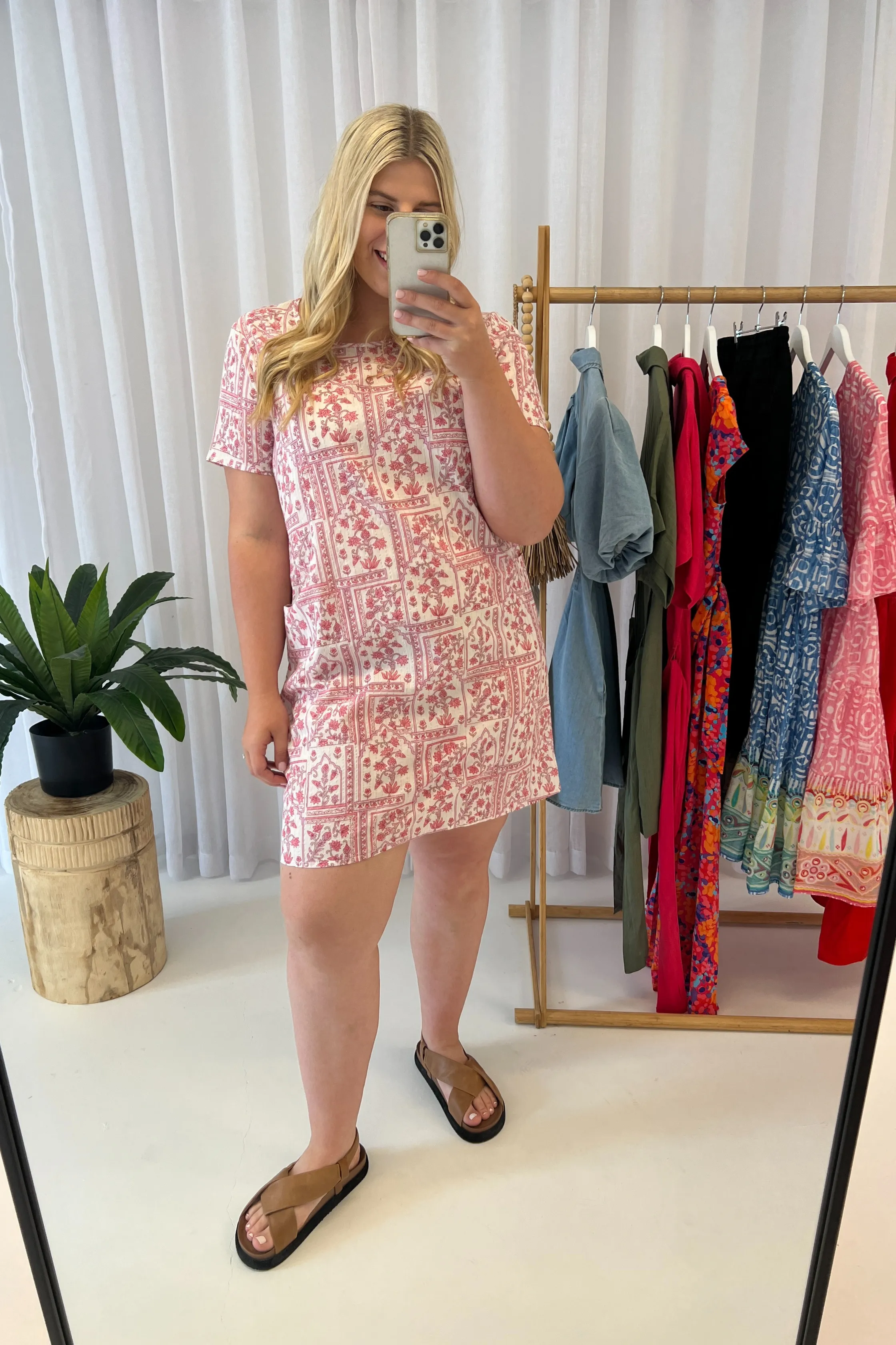 ISOBELLE MINI DRESS - Pink