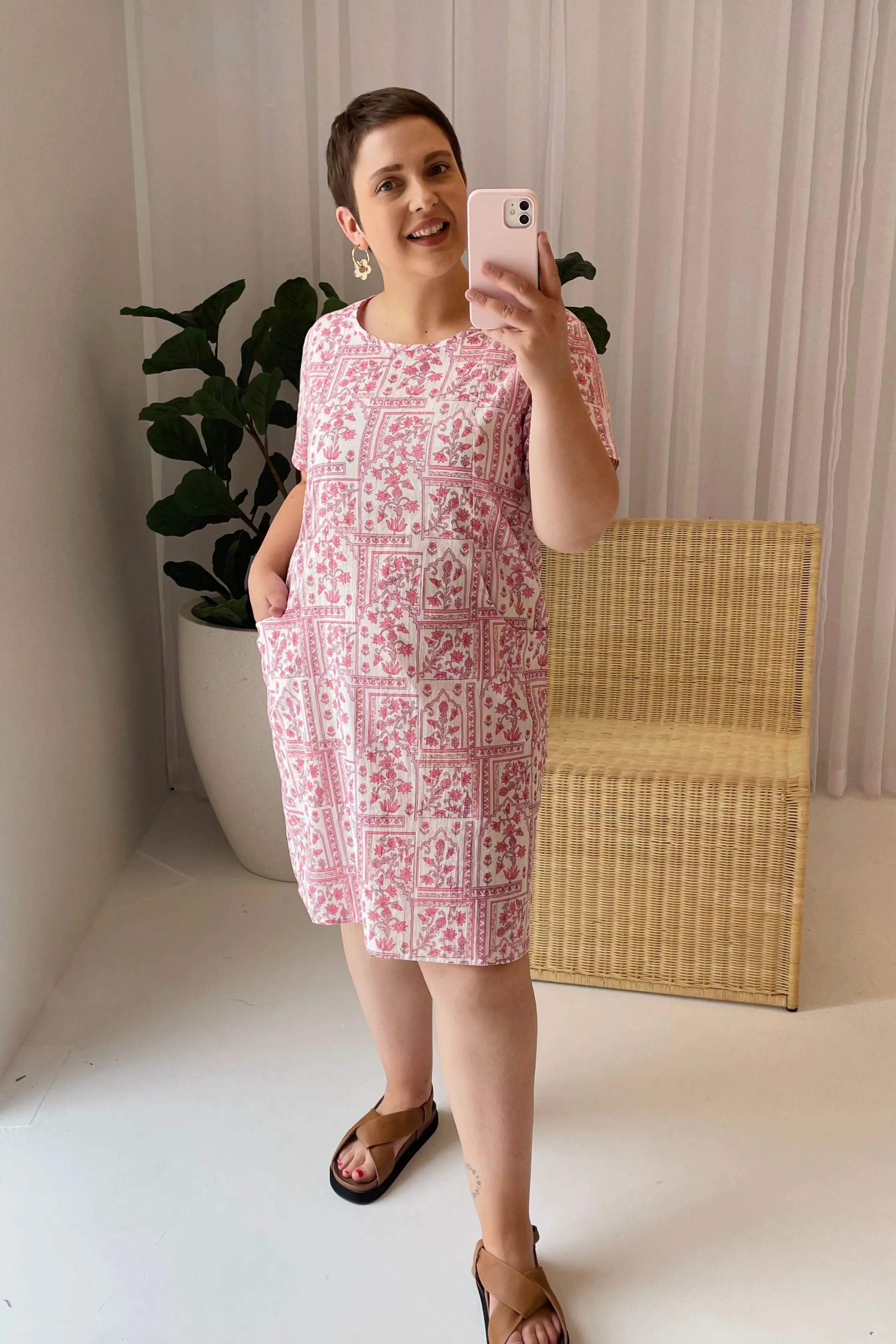 ISOBELLE MINI DRESS - Pink