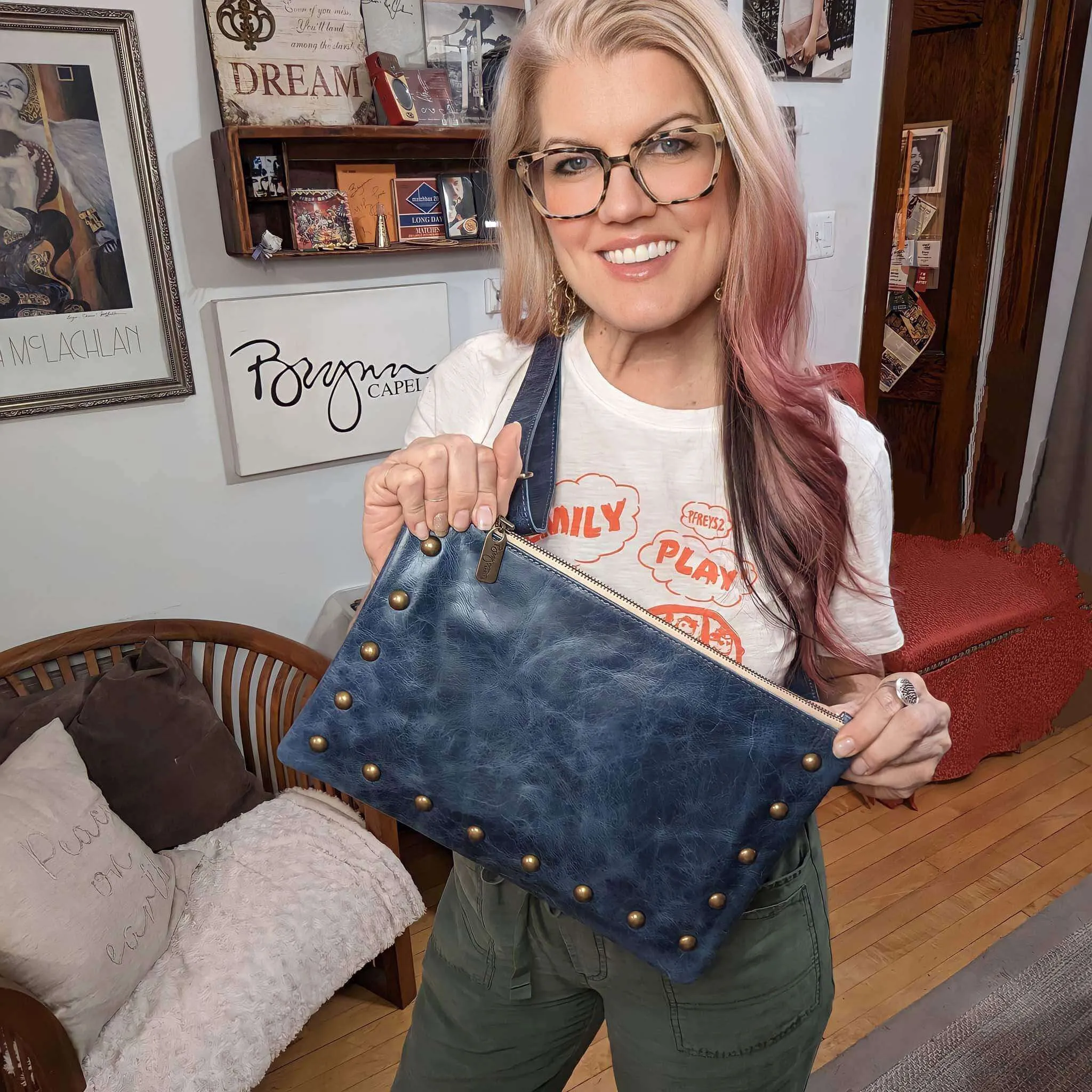 Nikki Clutch Crossbody - Cape Cod