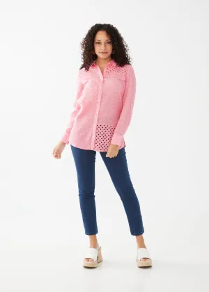 Patchwork Eyelet Tunic