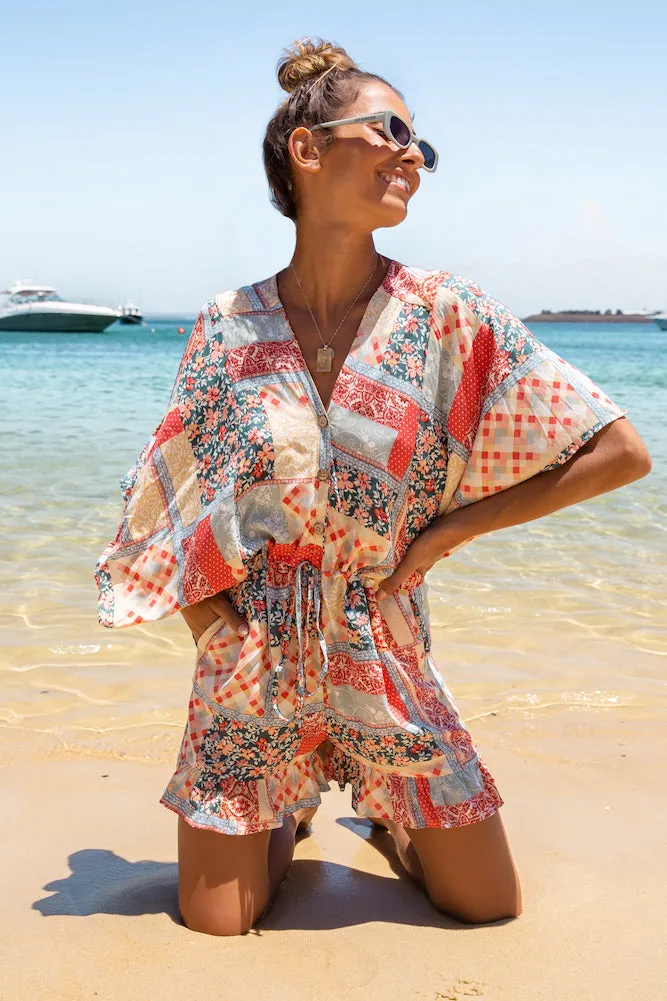 Patchwork Hearts Playsuit