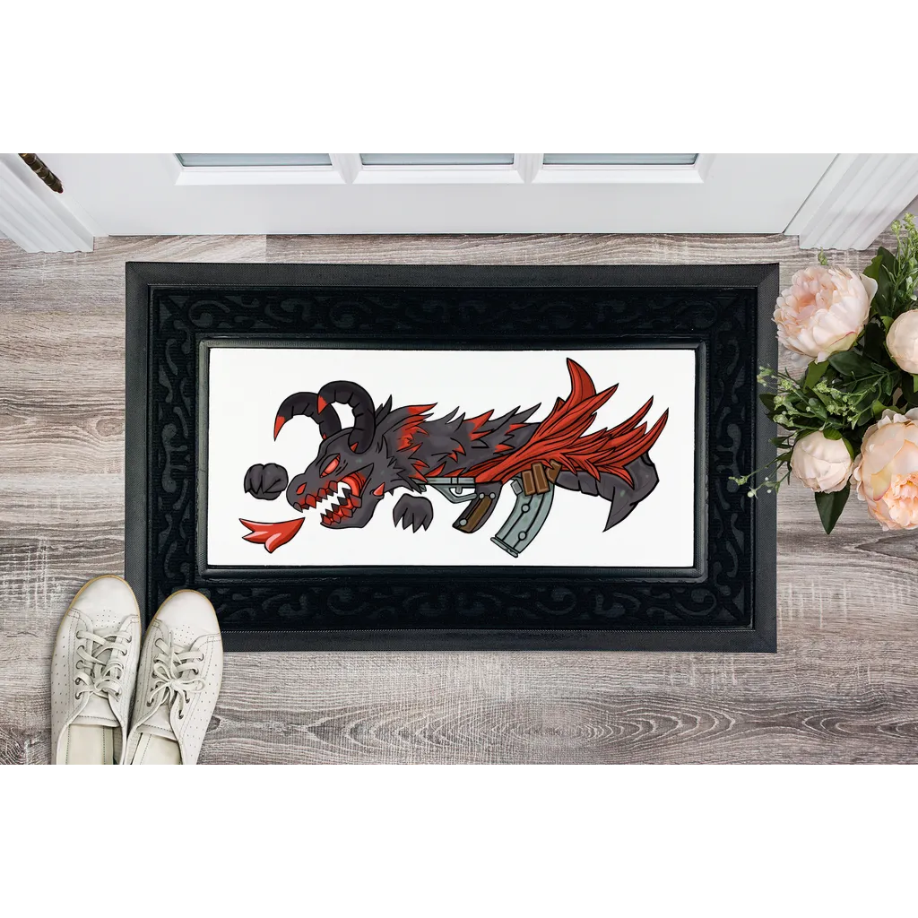 RedDragonGun Sublimation Heavy Duty Door Mat