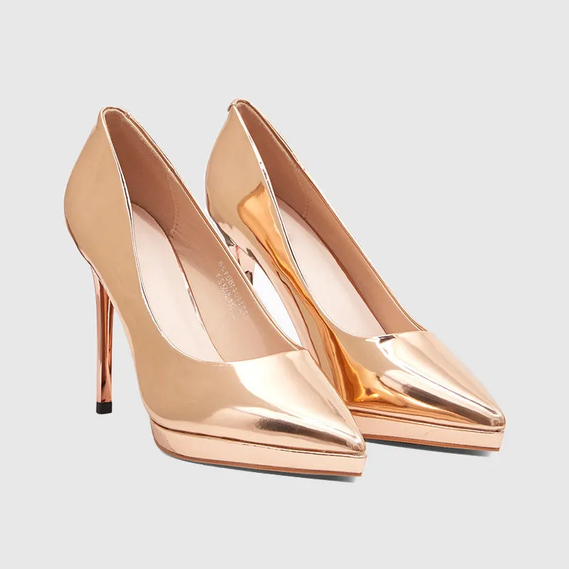 Stiletto Pointed Thin Heel Pumps