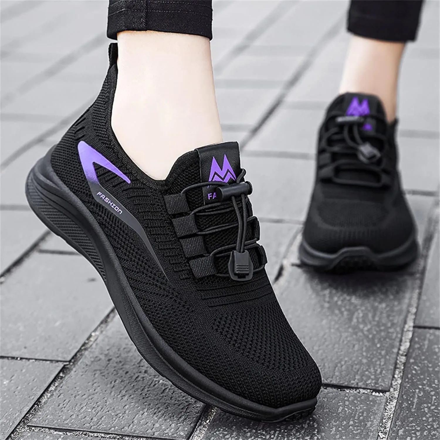 Womens Slip on Walking Shoes Comfort Lightweight Workout Casual Tennis Mesh Shoes Running Arch Support Sneakers