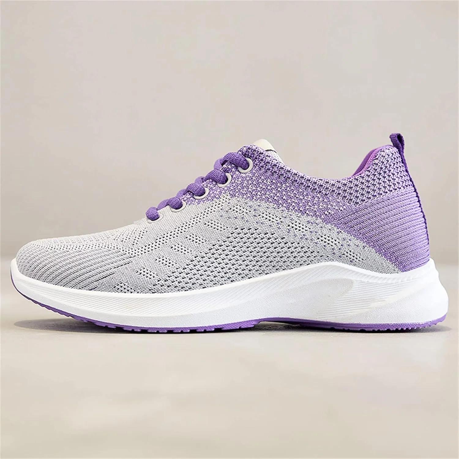 Work Out Shoes Gym for Women Comfortable Lace up Walking Shoes Lightweight Air Cushion Running Sneakers Arch Support Orthopedic Sneakers